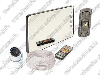 Комплект проводного видеодомофона Eplutus EP-2232 + KDM-6413G